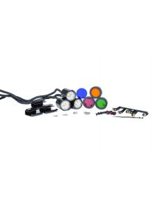Kasco-6 Light Kit 120Volt AC (5 colored lenses & caps,   50' cord, brackets, connectors & clips)