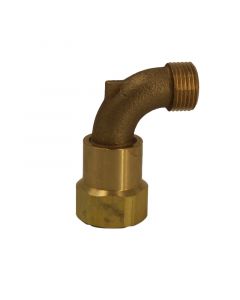 Weathermatic-8811-ELL-Brass Swivel Elbow, 1" FPT X 3/4" GHT